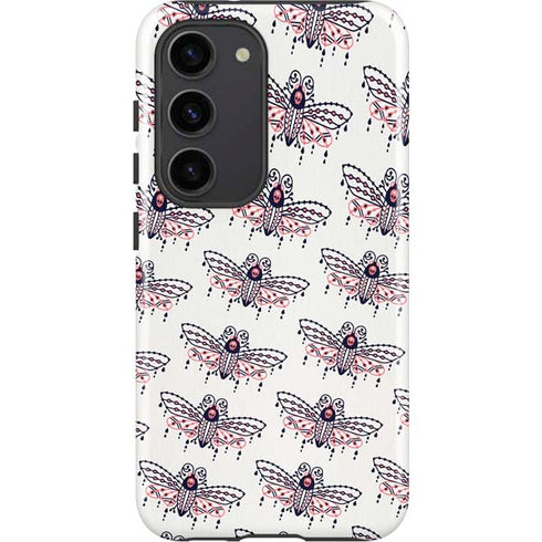 Cat Coq Blush Moth Galaxy S23 Pro Case
