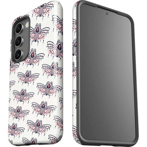 Cat Coq Blush Moth Galaxy S23 Pro Case