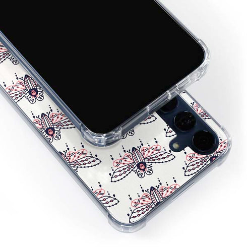 Blush Moth by Cat Coq Galaxy S24 Clear Case