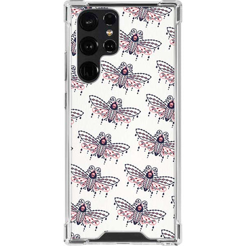 Blush Moth by Cat Coq Galaxy S24 Ultra Clear Case