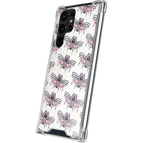 Blush Moth by Cat Coq Galaxy S24 Ultra Clear Case