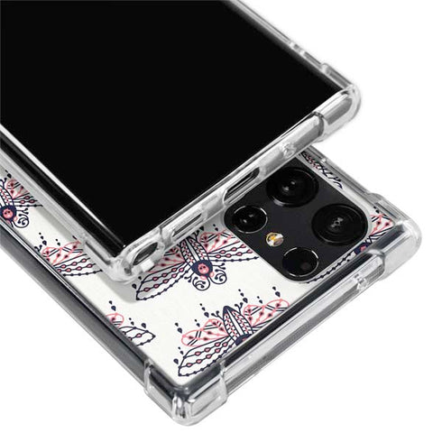 Blush Moth by Cat Coq Galaxy S24 Ultra Clear Case