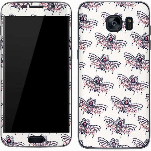 Cat Coq Blush Moth Galaxy S7 Skin