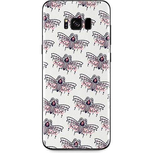 Cat Coq Blush Moth Galaxy S8 Skin