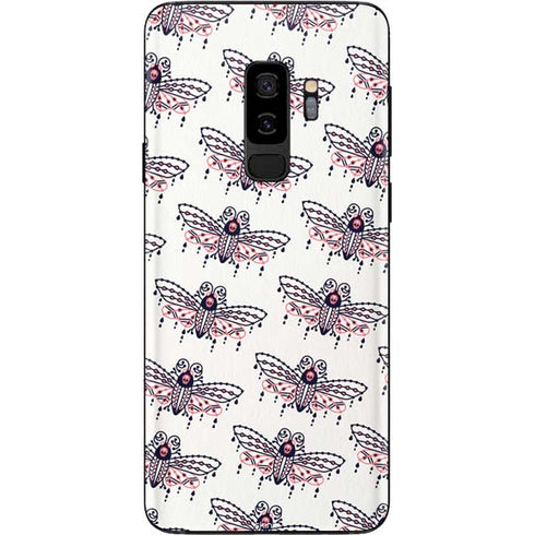 Cat Coq Blush Moth Galaxy S9 Plus Skin