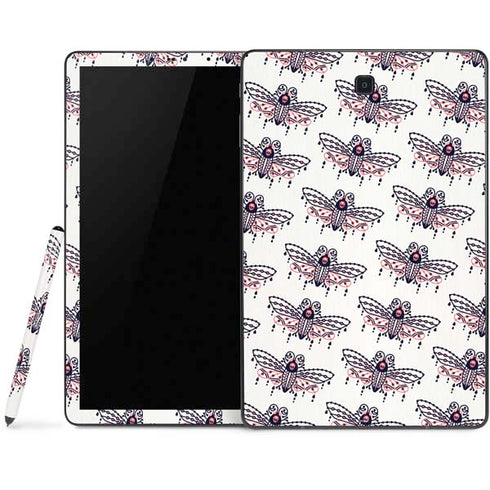 Cat Coq Blush Moth Samsung Galaxy Tab Skin