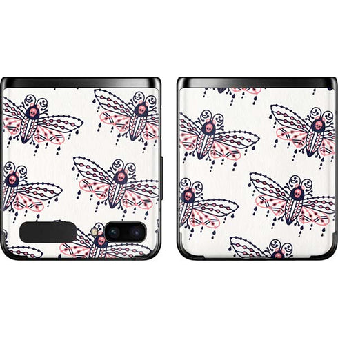 Cat Coq Blush Moth Galaxy Z Flip Skin