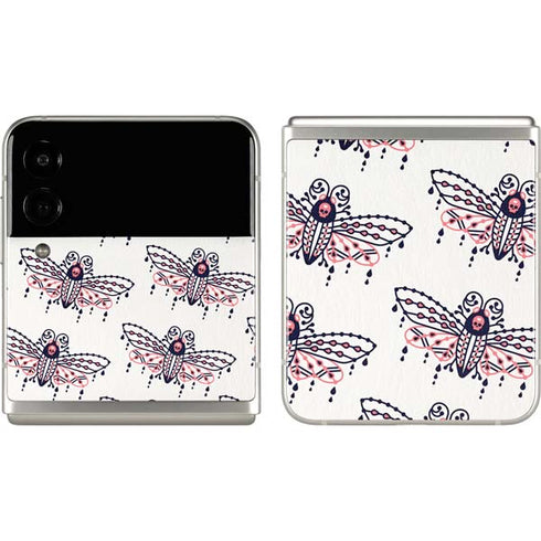 Cat Coq Blush Moth Galaxy Z Flip3 5G Skin