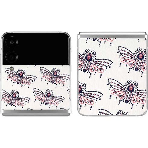 Cat Coq Blush Moth Galaxy Z Flip4 5G Skin