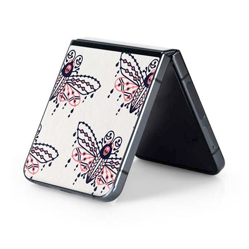Blush Moth by Cat Coq Galaxy Z Flip5 5G Skin