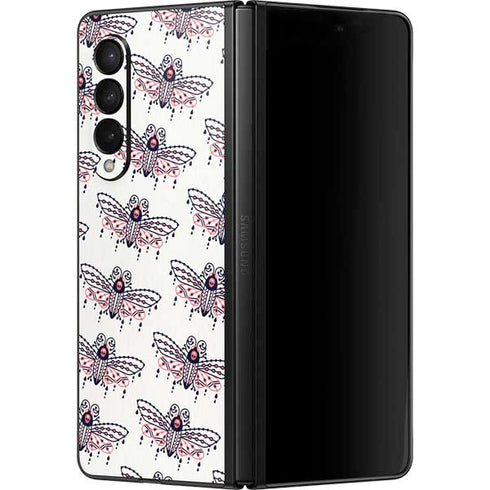 Cat Coq Blush Moth Galaxy Z Fold3 5G Skin