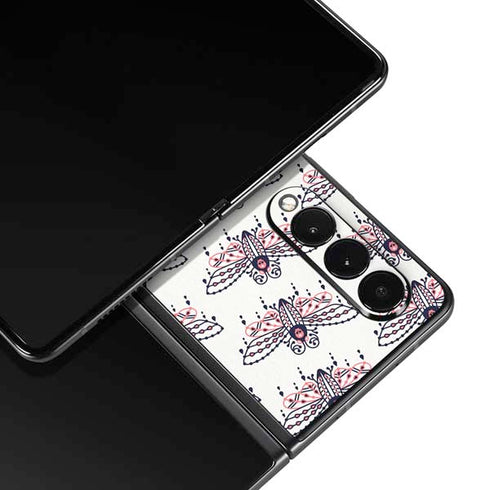 Cat Coq Blush Moth Galaxy Z Fold3 5G Skin