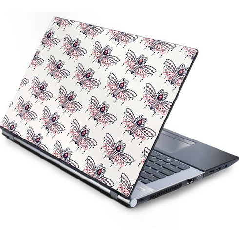 Cat Coq Blush Moth Generic Laptop Skin