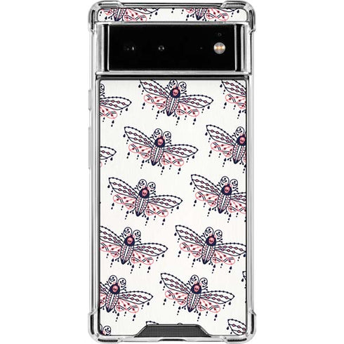 Cat Coq Blush Moth Google Pixel 6 Clear Case
