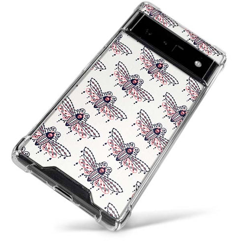 Cat Coq Blush Moth Google Pixel 6 Clear Case