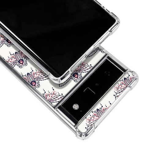 Cat Coq Blush Moth Google Pixel 6 Clear Case