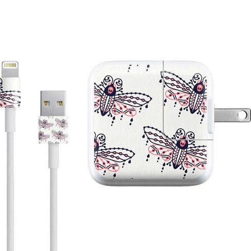 Cat Coq Blush Moth iPad Charger (10W USB) Skin