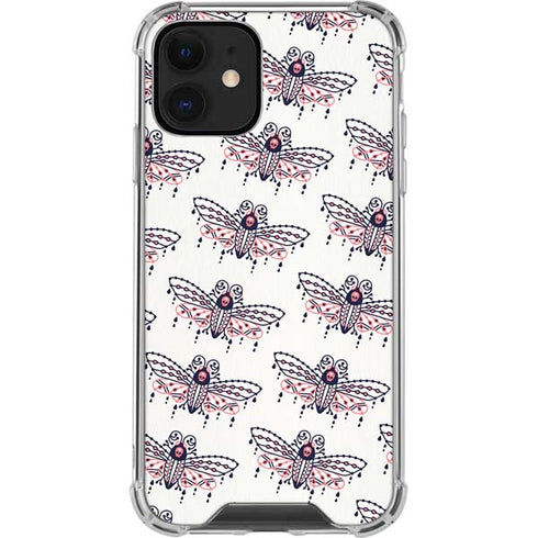 Cat Coq Blush Moth iPhone 12 Clear Case