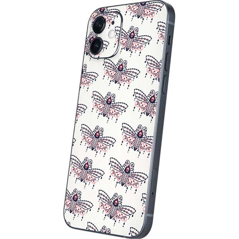 Cat Coq Blush Moth iPhone 12 Mini Skin