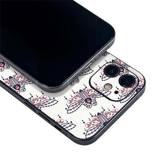 Cat Coq Blush Moth iPhone 12 Mini Skin