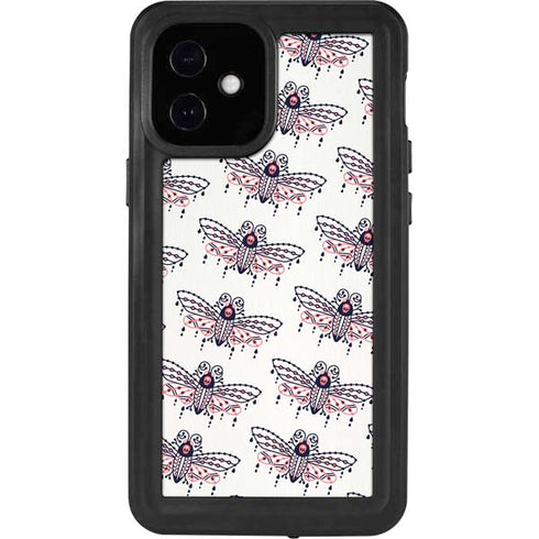 Cat Coq Blush Moth iPhone 12 Mini Waterproof Case