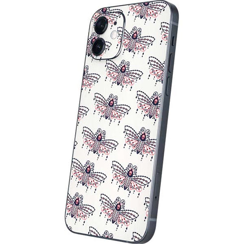 Cat Coq Blush Moth iPhone 12 Skin