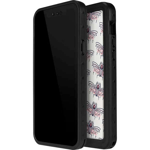 Cat Coq Blush Moth iPhone 12 Waterproof Case