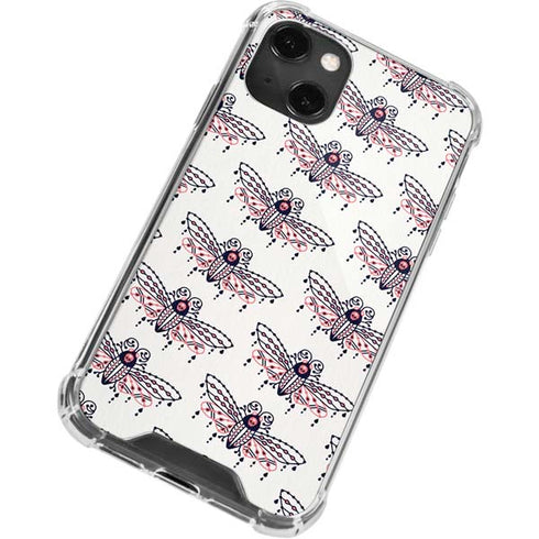 Cat Coq Blush Moth iPhone 13 Mini Clear Case