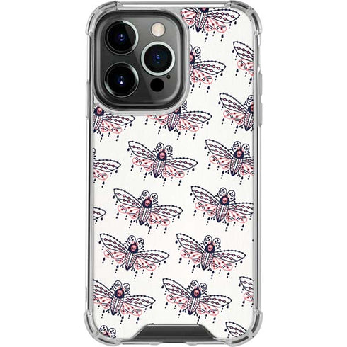 Cat Coq Blush Moth iPhone 13 Pro Clear Case