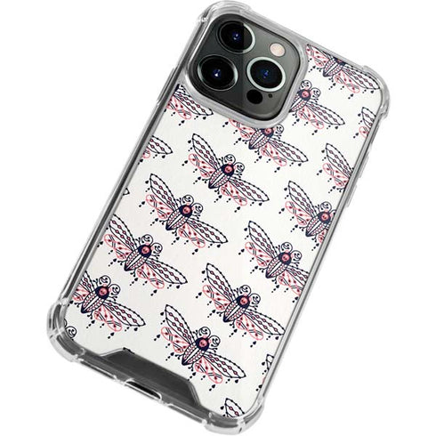 Cat Coq Blush Moth iPhone 13 Pro Clear Case