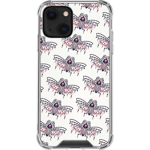 Cat Coq Blush Moth iPhone 14 Clear Case