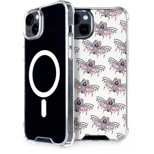 Cat Coq Blush Moth iPhone 14 MagSafe Case