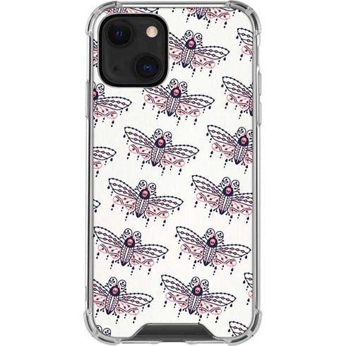 Cat Coq Blush Moth iPhone 14 Plus Clear Case