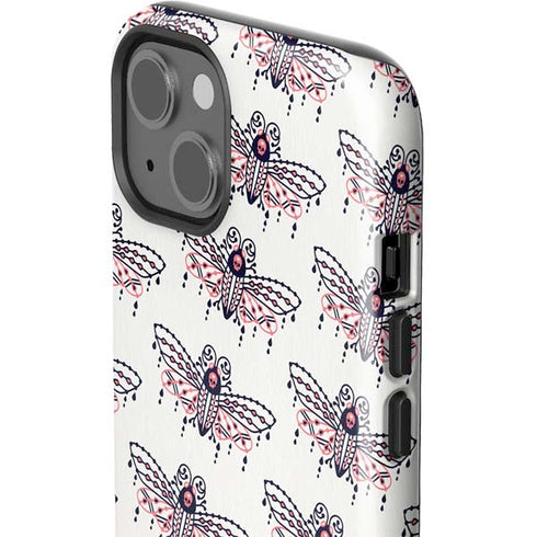 Blush Moth by Cat Coq iPhone 15 Impact Case