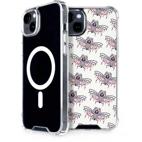 Cat Coq Blush Moth iPhone 14 Plus MagSafe Case