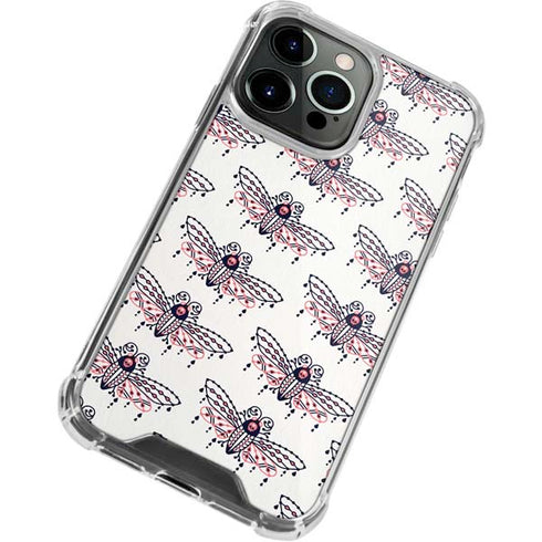 Blush Moth by Cat Coq iPhone 15 Pro Clear Case