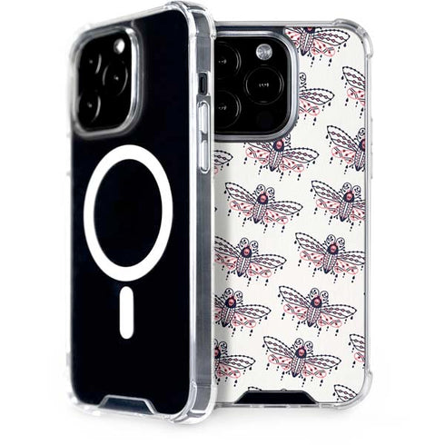 Cat Coq Blush Moth iPhone 14 Pro MagSafe Case