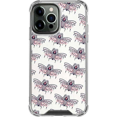 Cat Coq Blush Moth iPhone 14 Pro Max Clear Case