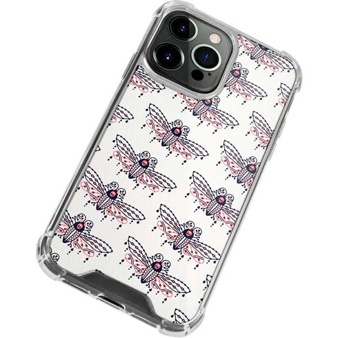 Cat Coq Blush Moth iPhone 14 Pro Max Clear Case