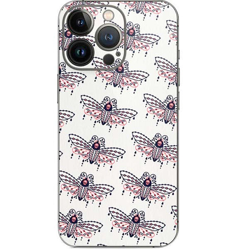 Cat Coq Blush Moth iPhone 14 Pro Skin