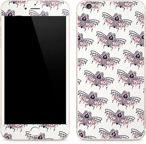 Cat Coq Blush Moth iPhone 6/6s Plus Skin