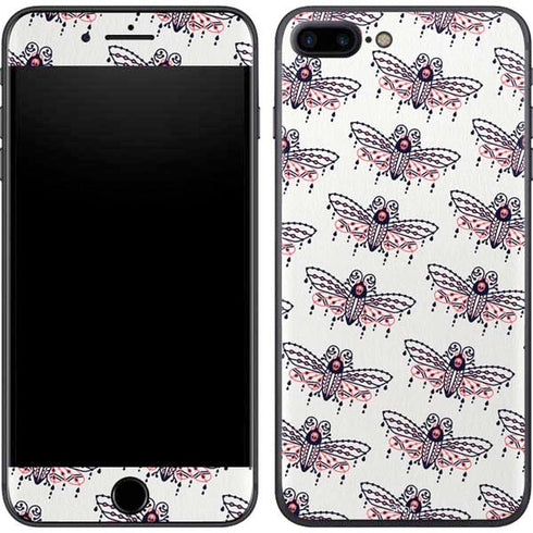 Cat Coq Blush Moth iPhone 8 Plus Skin