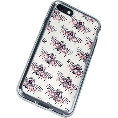 Cat Coq Blush Moth iPhone SE (2nd & 3rd Gen) Clear Case