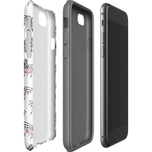 Cat Coq Blush Moth iPhone SE (2nd & 3rd Gen) Pro Case