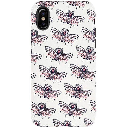 Cat Coq Blush Moth iPhone X Pro Case
