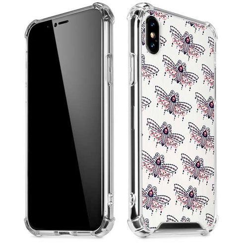 Blush Moth by Cat Coq iPhone XS Max Clear Case