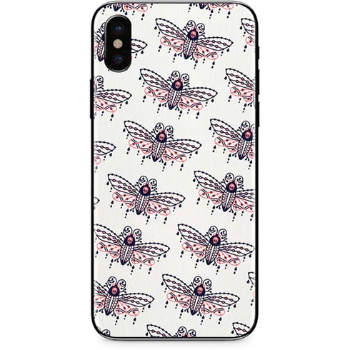 Cat Coq Blush Moth iPhone XS Max Skin