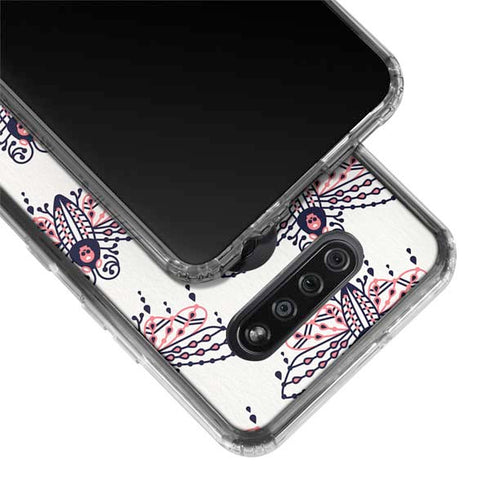 Blush Moth by Cat Coq LG K51/Q51 Clear Case