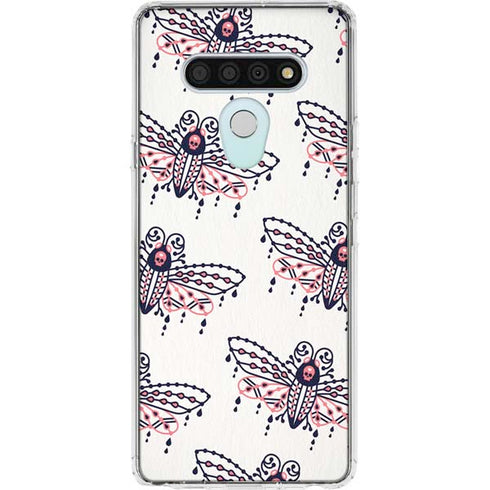 Blush Moth by Cat Coq LG Stylo 6 Clear Case