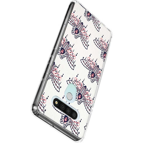 Blush Moth by Cat Coq LG Stylo 6 Clear Case